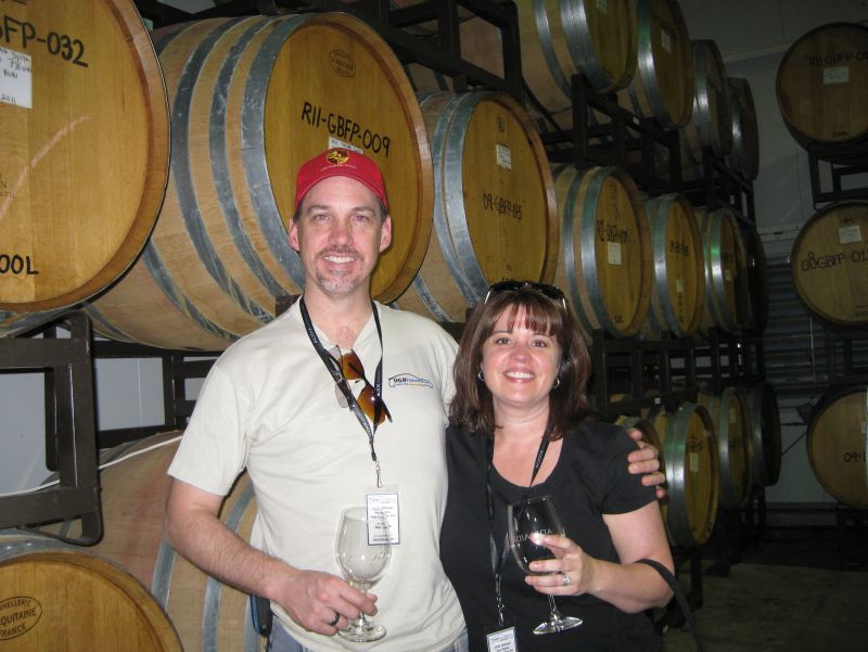 Tamathumper and Mrs. Tamathumper at Adelaida Winery